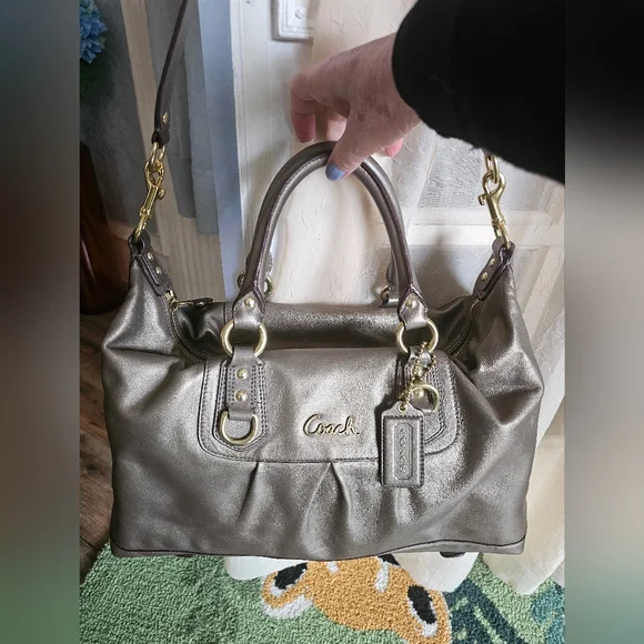 Coach Leather Satchel - Picture 9 of 16